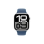 Смарт-годинник Apple Watch Series 10 GPS 46mm Silver Aluminium Case with Denim Sport Band - M/L (MWWM3QH/A) - уменьшенное изображение 2