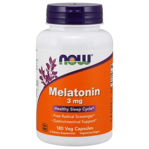 Амінокислота Now Foods Мелатонін 3 мг, 180 гелевих капсул (NOW-03257) зображення 1