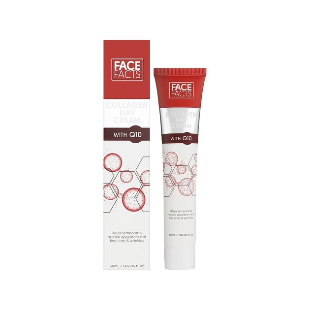 Крем для обличчя Face Facts Collagen & Q10 Day Cream Денний з колагеном та коензимом Q10 50 мл (5031413919707) - зображення 1