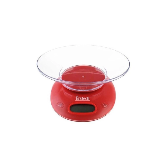 Ваги кухонні Erstech ЕKS-5181 RED - зображення 1