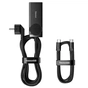 Зарядний пристрій Baseus AC + 2xUSB-C 100W + 2xUSB + cable USB-C to USB-C 100W 1.0m black (PSZM000401) - зменшене зображення 7