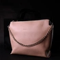 Сумка Grande Pelle З натуральної шкіри Пудрова (11695) - зменшене зображення 11