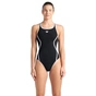 Купальник Arena Pro_File Swimsuit Solid 008055-510 Чорний/Білий 44 (3468337414346) - уменьшенное изображение 1