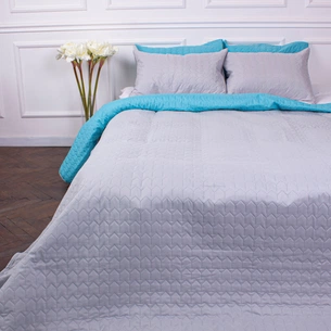 Покривало MirSon набір Dream Line №7113 Drops of the sea 180х210 + 2 наволочки 50х70 (2200005624722) зображення 1