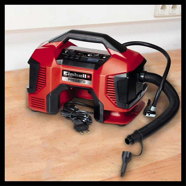 Автомобільний компресор Einhell X-Change PRESSITO гибридный (4020460) - зображення 5
