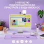 Клавіатура Logitech K380 Multi-Device Bluetooth UA Lavender Lemonade (920-011166) - зменшене зображення 4