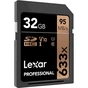 Карта пам'яті Lexar 32GB SDHC class 10 UHS-I U1 V10 633x Professional (LSD32GCB633) - зменшене зображення 2