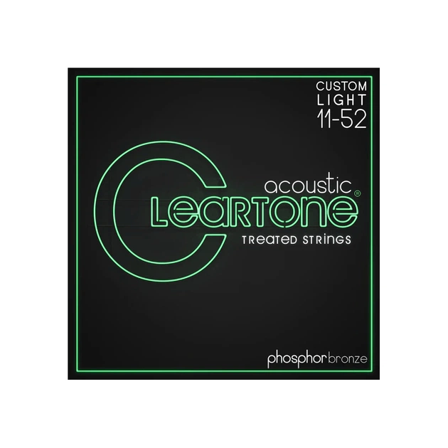 Струни для гітари Cleartone Acoustic Phosphor Bronze Extra Light (11-52) (7411) - зображення 1