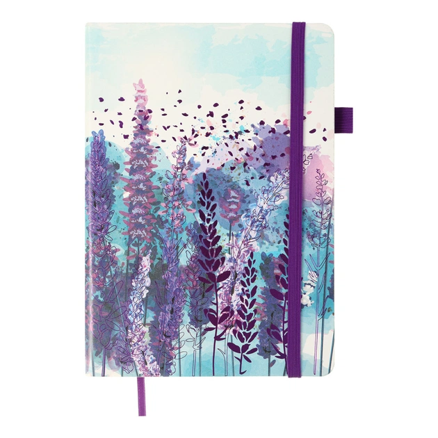 Книга записна Buromax Cherie 96 аркушів А5 у клітинку фіолетовий (BM.295105-07) - зображення 1