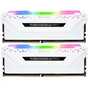 Модуль пам'яті для комп'ютера DDR4 16GB (2x8GB) 3200 MHz Vengeance RGB Pro White Corsair (CMW16GX4M2C3200C16W) - зменшене зображення 1