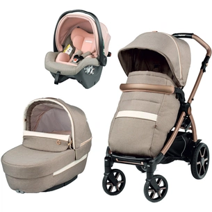 Коляска Peg-Perego 3 в 1 Book Mon Amour SLK Рожева (2000000130576) (PACK-BOOK31SLK0001) зображення 1