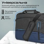 Сумка для ноутбука Promate 15.6" Satchel-MB Blue (satchel-mb.blue) - зменшене зображення 6