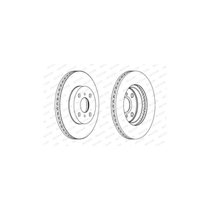 Гальмівний диск FERODO DDF1779C зображення 1