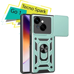 Чохол до мобільного телефона BeCover Military Tecno Spark Go 1 (KL4) Dark Green (713679) зображення 1