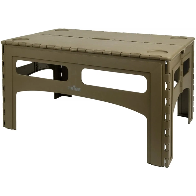 Туристичний стіл Tribe Camp Table Low пластиковий Olive (T-EF-0003-olive) - picture 1