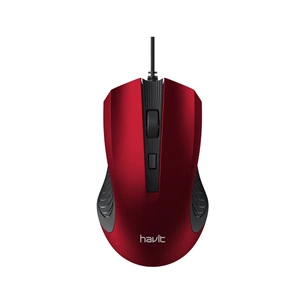 Мишка Havit HV-MS752 USB Red (6950676286441) зображення 1