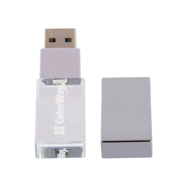 USB флеш накопичувач ColorWay 32GB 3.0 Transparent (CW-USBCL32) - picture 5