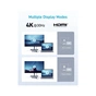 Концентратор Anker USB-C 5-in-1 2xUSB-A + USB-C 5Gbps + HDMI 4K + USB-C PD in 100W black (A8355H11) - зменшене зображення 6