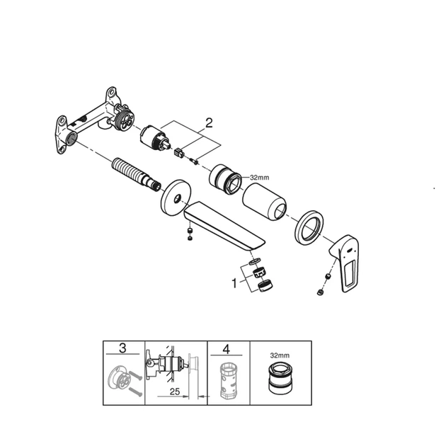 Змішувач Grohe BauLoop New (20289001) - picture 6