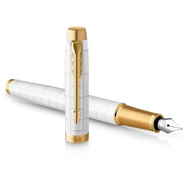 Ручка пір'яна Parker IM 17 Premium Pearl GT FP M (24 712) - изображение 3