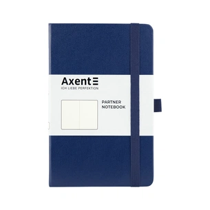 Книга записна Axent Partner 125х195 мм без лініюванням 96 аркушів Синя (8307-02-A) зображення 1