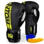 Боксерські рукавички Phantom Apex Elastic Neon Black/Yellow 16 унцій (PHBG2300-16) - зменшене зображення 1