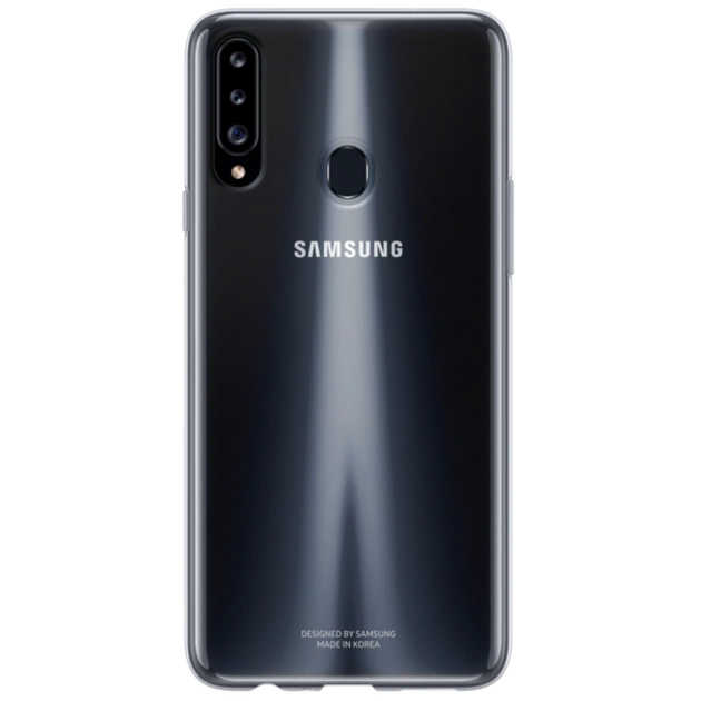 Чохол до мобільного телефона Samsung A20s/EF-QA207TTEGRU - Clear Cover (Transparent) (EF-QA207TTEGRU) - изображение 1