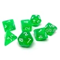 Набір кубиків для настільних ігор Games 7 Days Transparent 7 Dice Set - Green (g7dtran05) - зменшене зображення 2