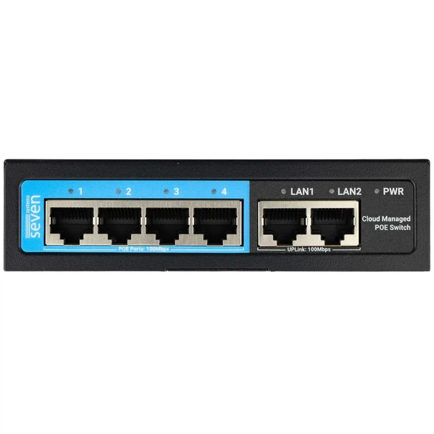 Комутатор мережевий SEVEN Systems PS204D - зображення 1