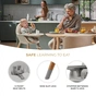 Стілець для годування Kinderkraft 2 в 1 Fini 2 Grey (5902533924509) - зменшене зображення 7