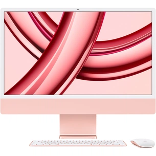 Комп'ютер Apple A2873 24" iMac Retina 4.5K / Apple M3 with 10-core GPU, 512SSD, Pink (MQRU3UA/A) зображення 1