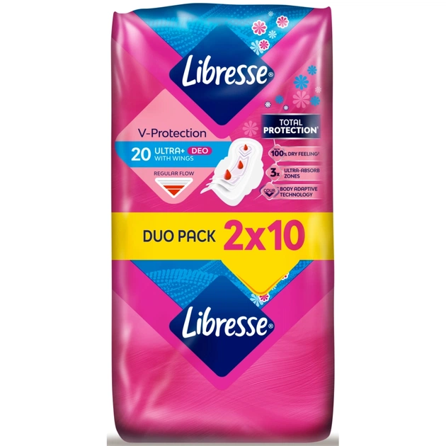 Гігієнічні прокладки Libresse Ultra Normal Soft deo 20 шт (7322540356847) - зображення 3