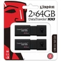 USB флеш накопичувач Kingston 2x64GB DataTraveler 100 G3 USB 3.0 (DT100G3/64GB-2P) - зменшене зображення 7