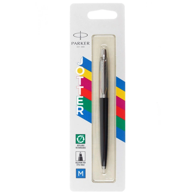 Ручка кулькова Parker JOTTER 17 Original Black CT BP блистер (15 636) - зображення 1