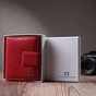 Гаманець ST Leather З натуральної шкіри Червоний (22714) - уменьшенное изображение 12