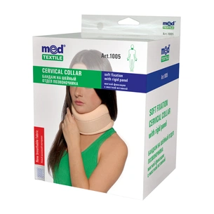 Бандаж MedTextile Бандаж на шийний відділ хребта мякої фіксаціЇ з жорст. (4820137290060) изображение 1