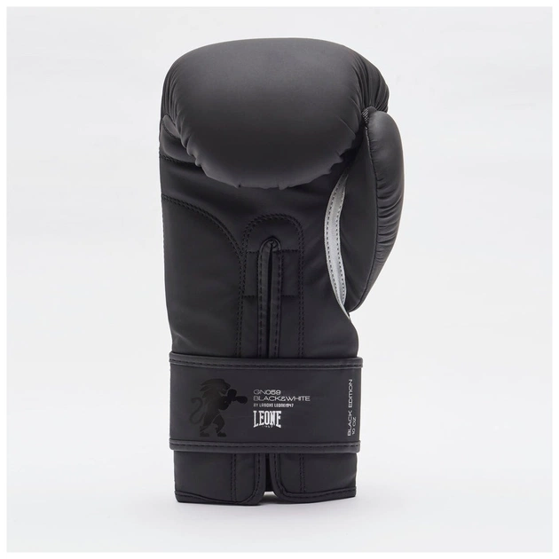 Боксерські рукавички Leone GN059 Black/White 12 унцій (GN059_Bl/White_12oz) - picture 6