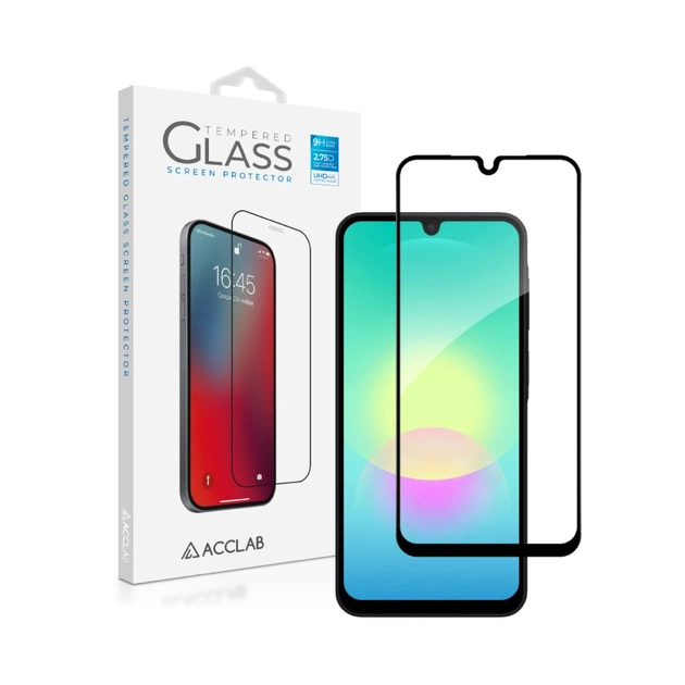 Скло захисне ACCLAB Full Glue ESD Samsung Galaxy A18 Black (1283126641107) - зображення 1