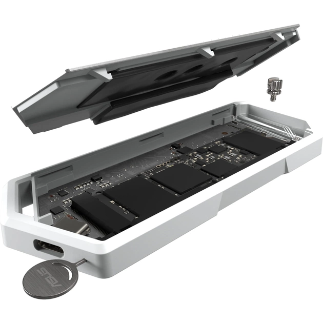 Кишеня зовнішня ASUS SSD ROG STRIX ARION ESD-S1C/WHT/G/AS PCIe NVMe M.2 2230/2242/2260/2280 USB-C 3.2 Gen 2x1 (90DD02H1-B09000) - picture 10