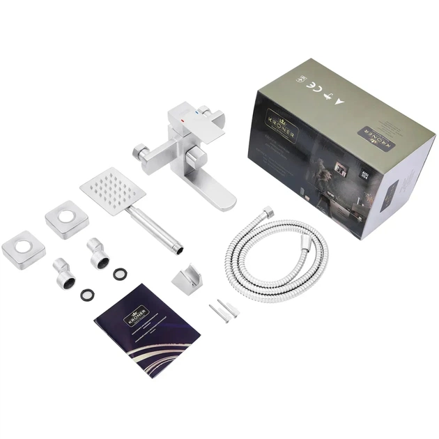 Змішувач Kroner Edelstahl Kubus-ESG010 + змішувач Edelstahl Kubus-ESG060 (CVS30150) - picture 9