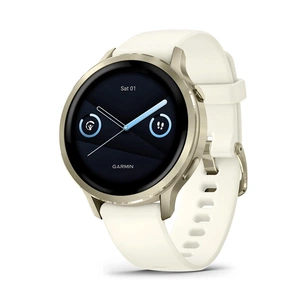 Смарт-годинник Garmin Venu 4 (41mm), Beige w/ Lunar Gold + Bone, GPS смарт-годинник (010-03013-00) зображення 1