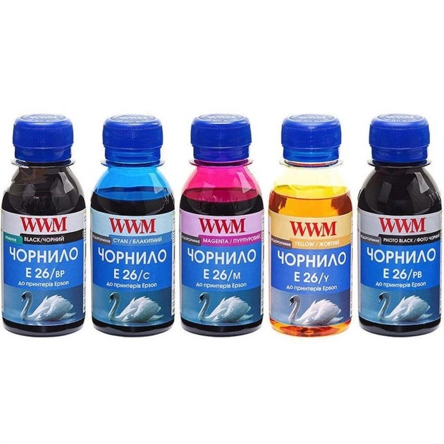 Чернила WWM EPSON XP-600/XP-605/XP-7005 (CMYBkPbk) (E26SET5-2) - изображение 1