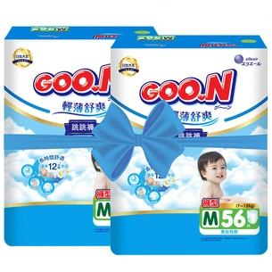 Підгузки GOO.N Slim & Comfortable Розмір 3 M 7-12 кг 56 шт (21001091) зображення 1