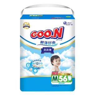 Підгузки GOO.N Slim & Comfortable Розмір 3 M 7-12 кг 56 шт (21001091) зображення 1