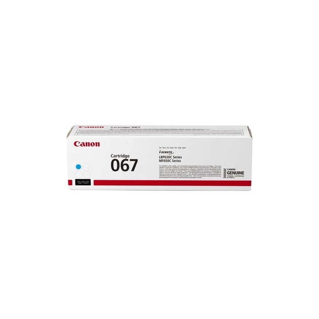 Картридж Canon 067 Cyan 1.25K для MF65x, LBP63x (5101C002AA) - зображення 1