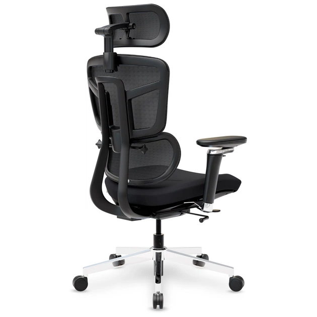 Офісне крісло Mealux S4 Air Fabric Black (HF-S4 F/B) - зображення 5