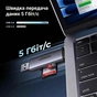 Зчитувач флеш-карт Ugreen USB-C + USB to TF/SD 3.0 CM185 gray (50706) - уменьшенное изображение 9