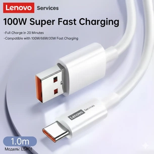 Дата кабель Lenovo USB 2.0 to USB-C LSX01 1m зображення 1