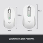 Мишка Logitech Signature M650 L Wireless Off-White (910-006238) - зменшене зображення 8