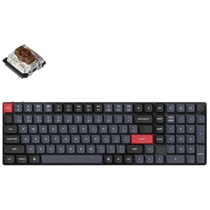 Клавіатура Keychron K17 PRO Gateron MX 2.0 Brown QMK Wireless/Bluetooth/USB-А UA Black (K17P-B3-UA) зображення 1